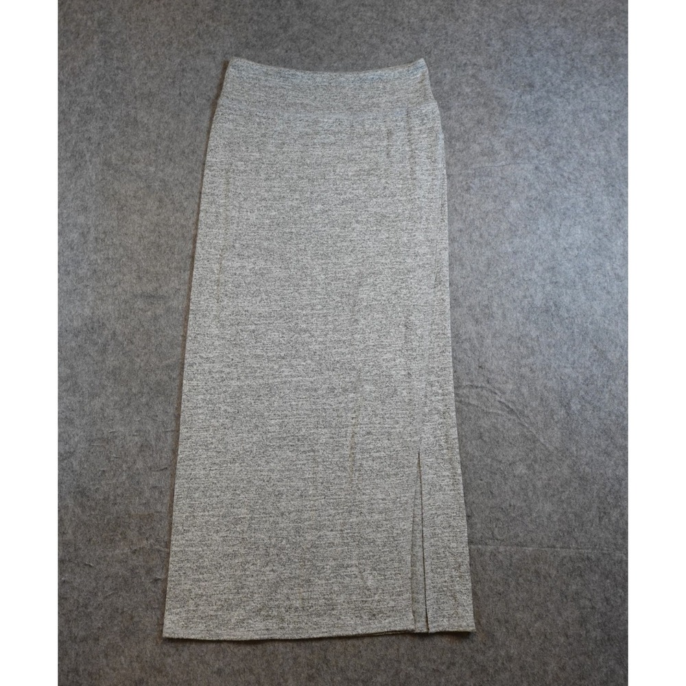 Wilfred Free Skirt Women Small Grey Heathered Knit Shields Pencil Midi Pull On